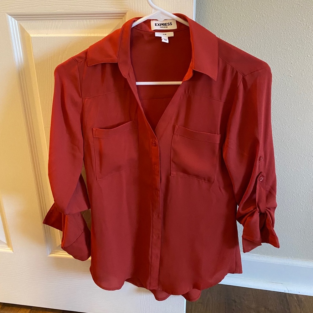 Express slim portofino shirt